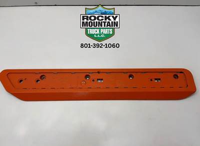 Used 2020 Kenworth T680 Right Door Threshold Kick Plate Trim Panel, Orange, Part # S60-1562-000
