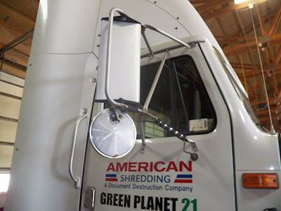 International 8300 Right Mirror