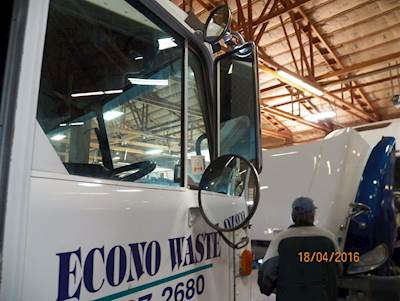 Peterbilt 320 Right Mirror