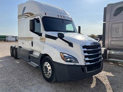 Freightliner Cascadia 126 Sleeper Semi Truck - Raised Roof Sleeper, Detroit 450HP, 12 Speed Dt12 Automatic