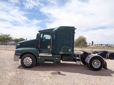 Kenworth T600 Single Axle Sleeper Semi Truck - Mid Roof Sleeper, Cummins 280HP, 10 Speed Manual