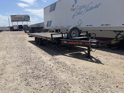 Maxxd 22ft Tandem Axle Steel Tag Trailer - Spring, Fixed Axle