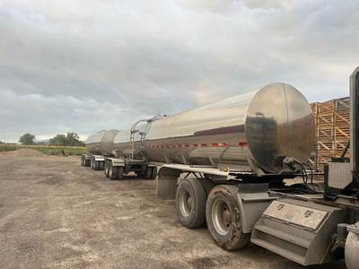 West-Mark Tandem Axle Stainless Steel Tank Trailer - Air Ride, Fixed Axle