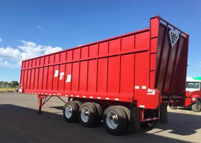 BTR 38x102 Tri Axle Steel Belt Trailer - Air Ride, Fixed Axle
