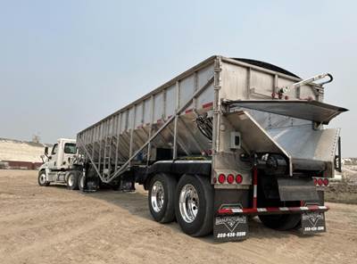 BTR 44x96 Tandem Axle Stainless Steel Belt Trailer - Air Ride, Fixed Axle