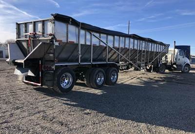 BTR 49x96 Tri Axle Stainless Steel Belt Trailer - Air Ride, Fixed Axle