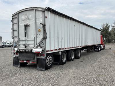 Western 53ft Quad Axle Aluminum Belt Trailer - Air Ride, Fixed Axle