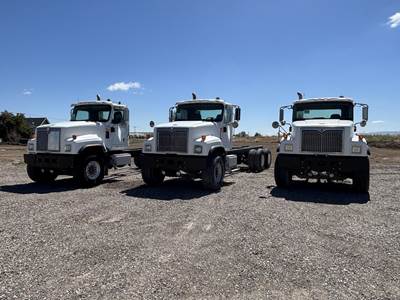 International Paystar 5500 Tandem Axle Cab & Chassis Truck - Cummins, 400HP, 8Ll Manual