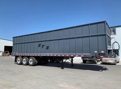 BTR 40x102 Tri Axle Steel Live Floor Trailer - Air Ride, Fixed Axle