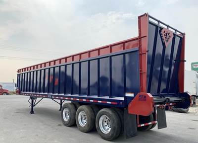 BTR 40x102 Tri Axle Live Floor Trailer - Spring, Fixed Axle