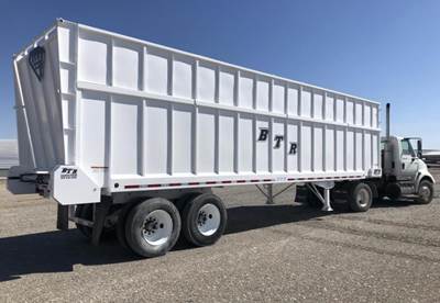 BTR 36ft Tandem Axle Steel Live Floor Trailer - Air Ride, Fixed Axle