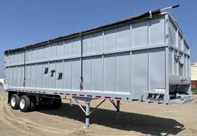 BTR 38x102 Tandem Axle Steel Live Floor Trailer - Air Ride, Fixed Axle