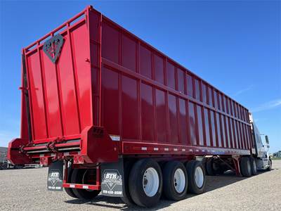 BTR 40x102 Tri Axle Steel Live Floor Trailer - Air Ride, Fixed Axle