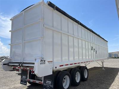 BTR 44ft Tri Axle Steel Live Floor Trailer - Air Ride, Fixed Axle