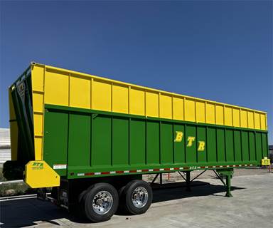 BTR 36x102 Single Axle Steel Live Floor Trailer - Air Ride