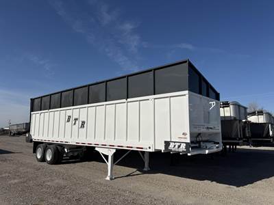 BTR 36x102 Tandem Axle Steel Live Floor Trailer - Spring, Fixed Axle