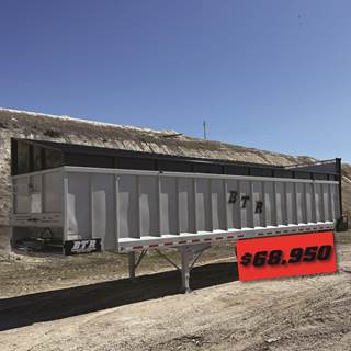 BTR 38x102 Tandem Axle Steel Live Floor Trailer - Air Ride, Fixed Axle