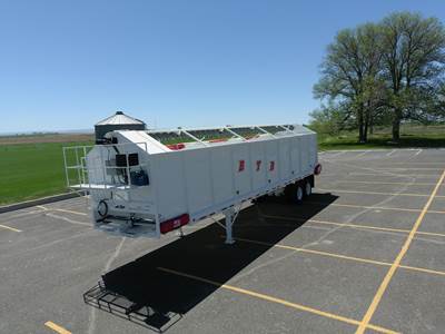 BTR 40x102 Tandem Axle Steel Live Floor Trailer - Spring, Fixed Axle