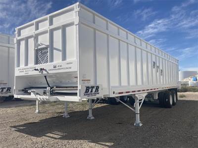 BTR 40x102 Tandem Axle Steel Live Floor Trailer - Spring, Fixed Axle