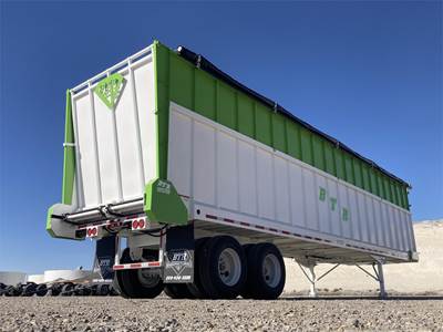 BTR 40x102 Tandem Axle Steel Live Floor Trailer - Spring, Fixed Axle