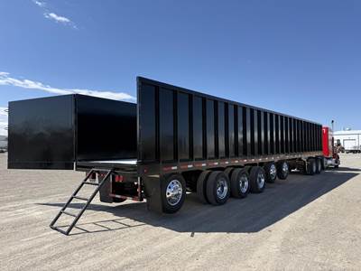 BTR 53x102 Six Axle Steel Open Top Trailer - Air Ride, Fixed Spread Axle