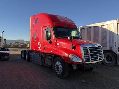 Freightliner Cascadia 125 Evolution Sleeper Semi Truck - 72" Raised Roof Sleeper, Detroit 505HP, 12 Speed Dt12 Automatic
