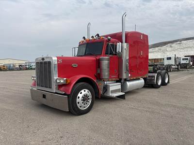 Peterbilt 379 Sleeper Semi Truck - 63" Mid Roof Sleeper, Cummins 525HP, 13 Speed Manual