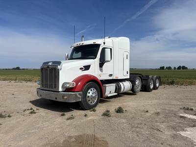 Peterbilt 567 Tri Axle Sleeper Semi Truck - Paccar 455HP, 12 Speed Automatic