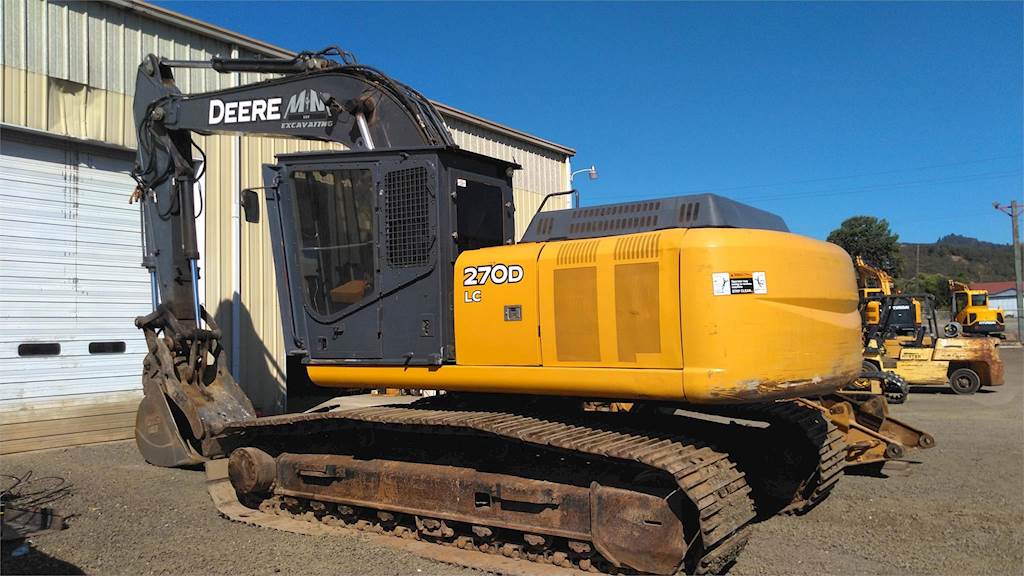 2007 John Deere 270D LC Excavator For Sale, 11,434 Hours Roseburg, OR