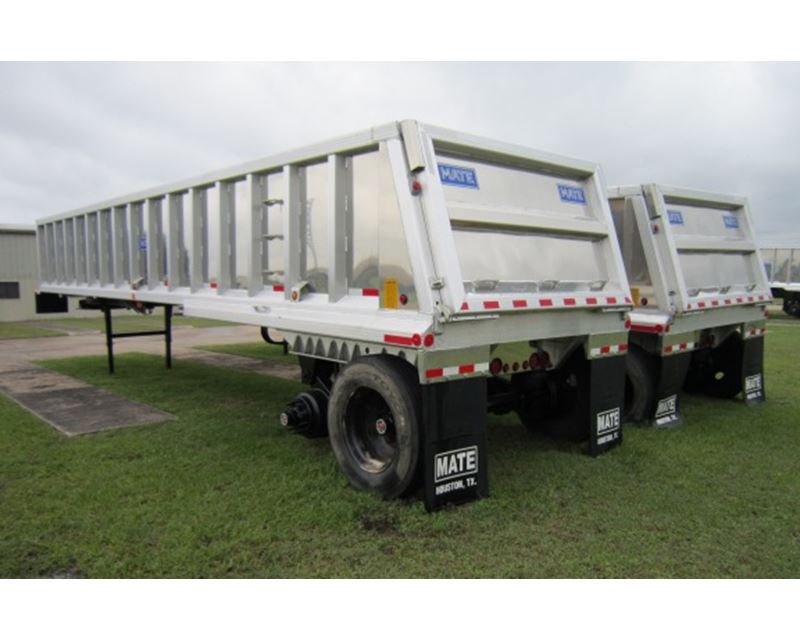 2017 MATE 38FT Frameless End Dump Trailer For Sale Houston, TX