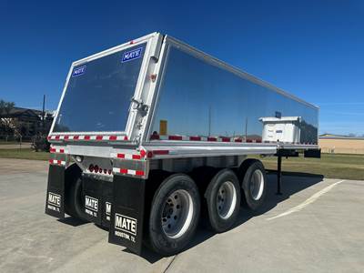 2004 MATE 30 Ft Frameless Tri-Axle End Dump Trailer