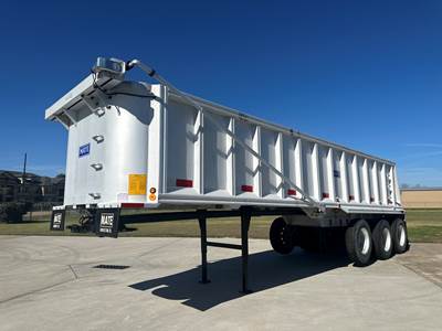 2004 MATE 32 Ft Frameless Tri-Axle End Dump Trailer